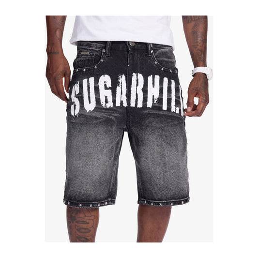Sugarhill "Dallas" Jorts — Black Wash