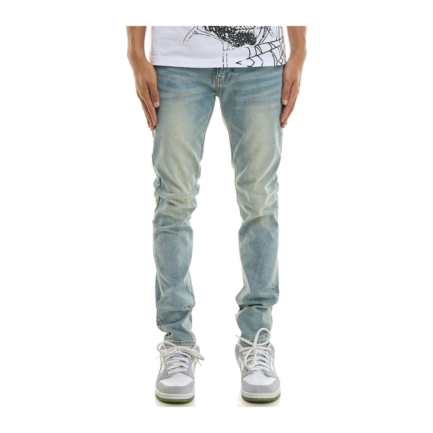 KDNK SK103 Everyday Skinny Jean — Blue, view 7
