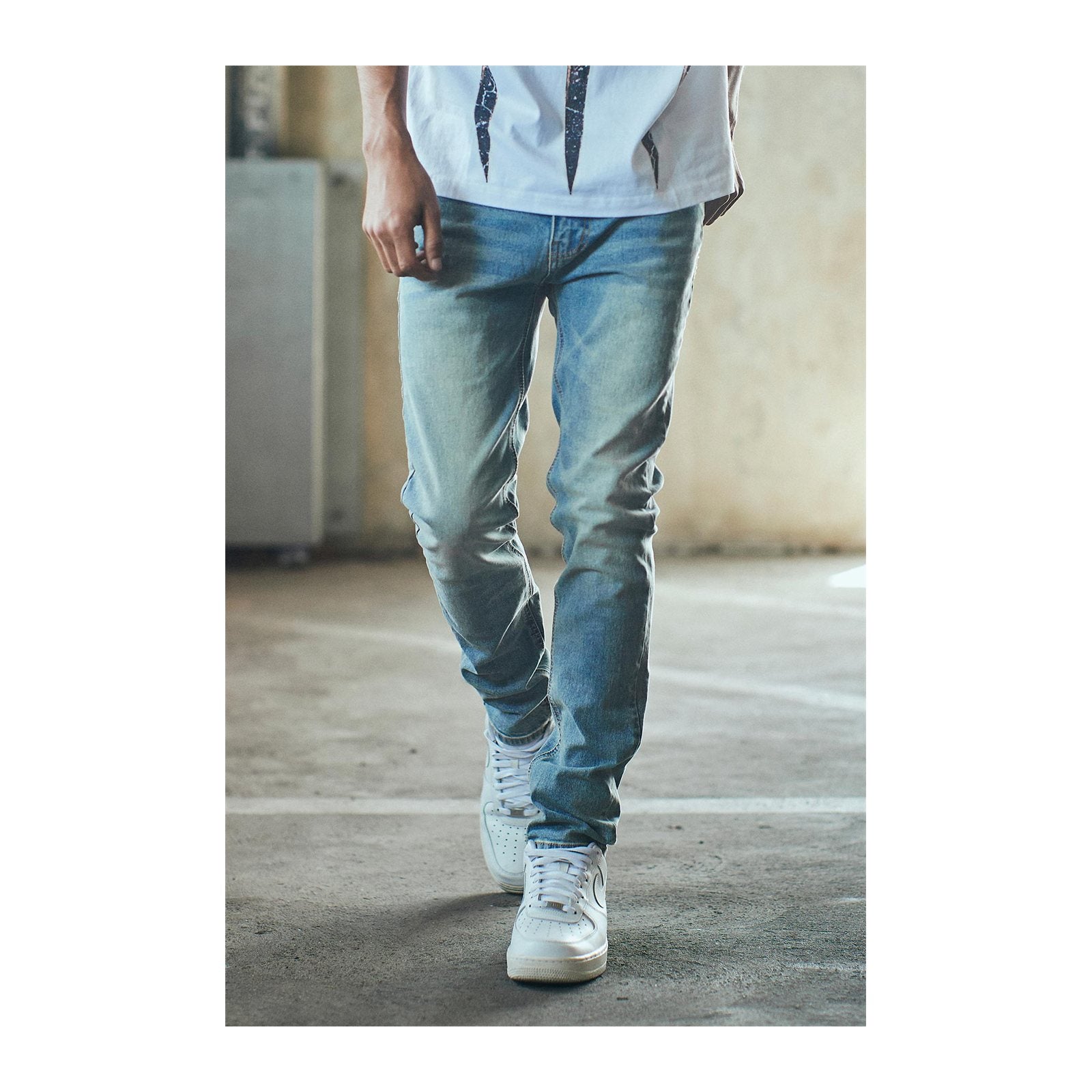 KDNK SK103 Everyday Skinny Jean — Blue, view 2