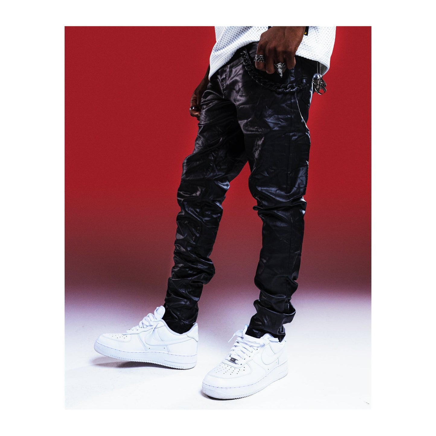 GFTD LA Vanta Denim — Black Coated, view 13