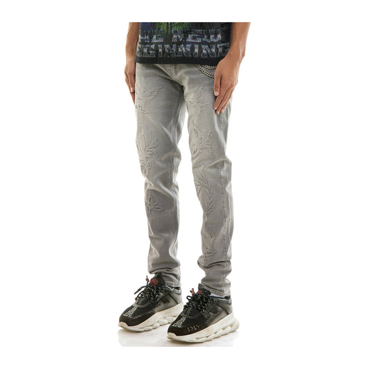 KDNK Peace of Mind Skinny Jean — Grey