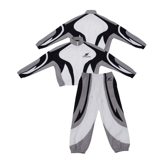 Syndicate Nylon Pant 3 — White/Grey