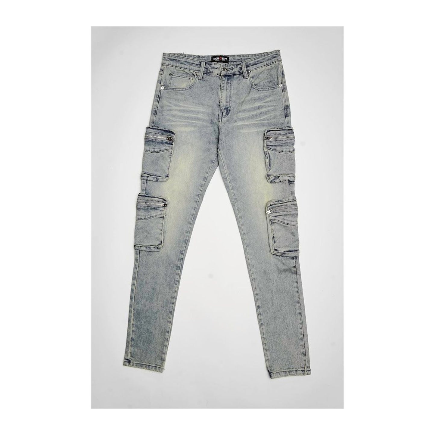 Concept Dunkirk Cargo Denim — Light Blue, view 13