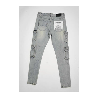 Concept Dunkirk Cargo Denim — Light Blue, view 10