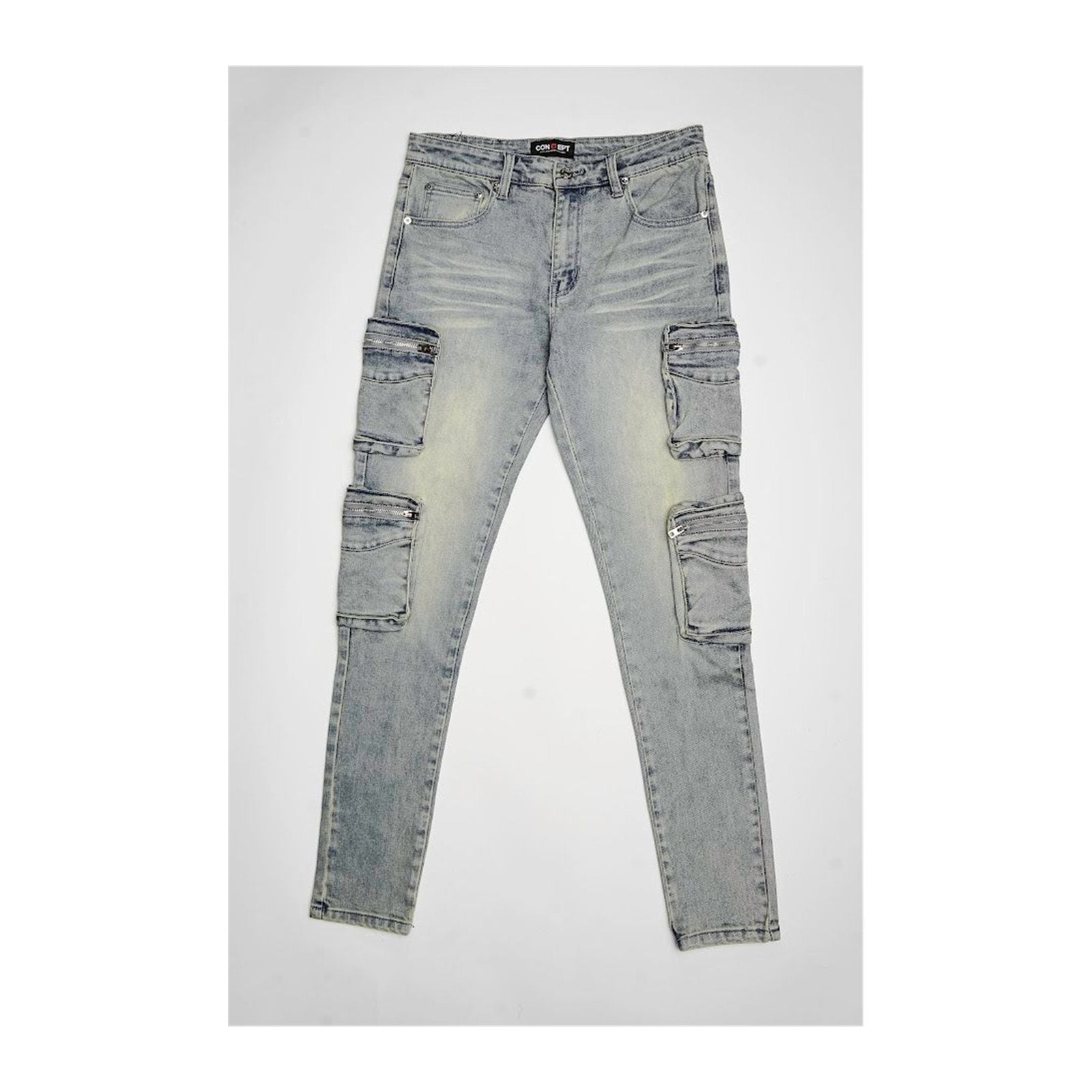 Concept Dunkirk Cargo Denim — Light Blue, view 5