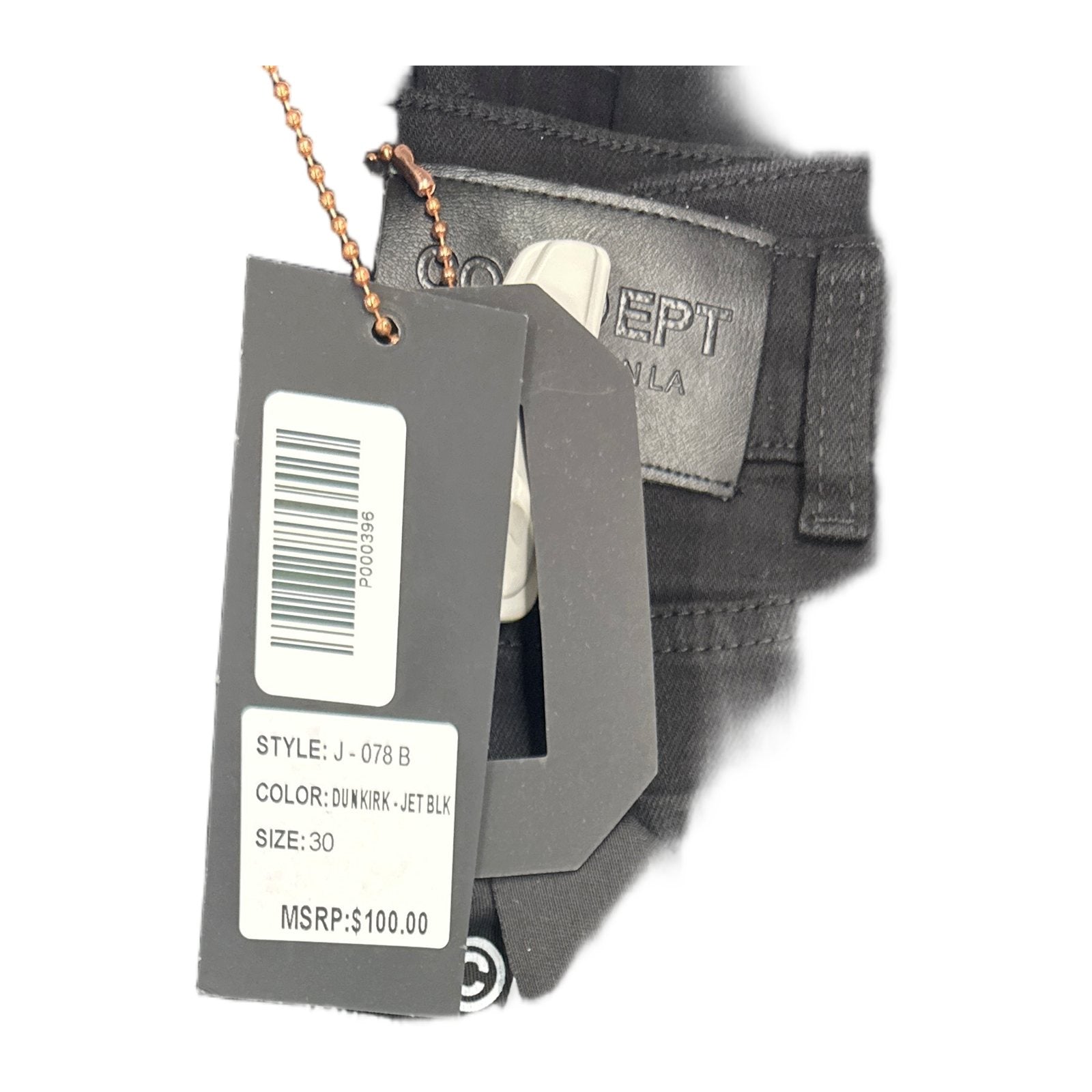 Concept "Dunkirk" Jean — Jet Black, view 2