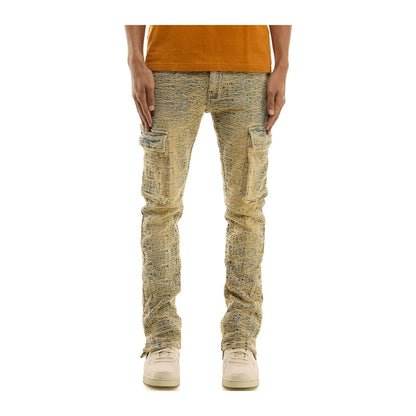 KDNK JQD2 Cargo Jean — Tinted Blue, view 4