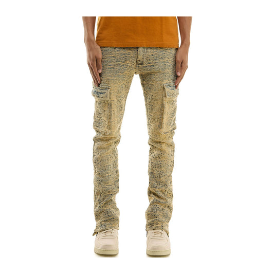 KDNK JQD2 Cargo Jean — Tinted Blue