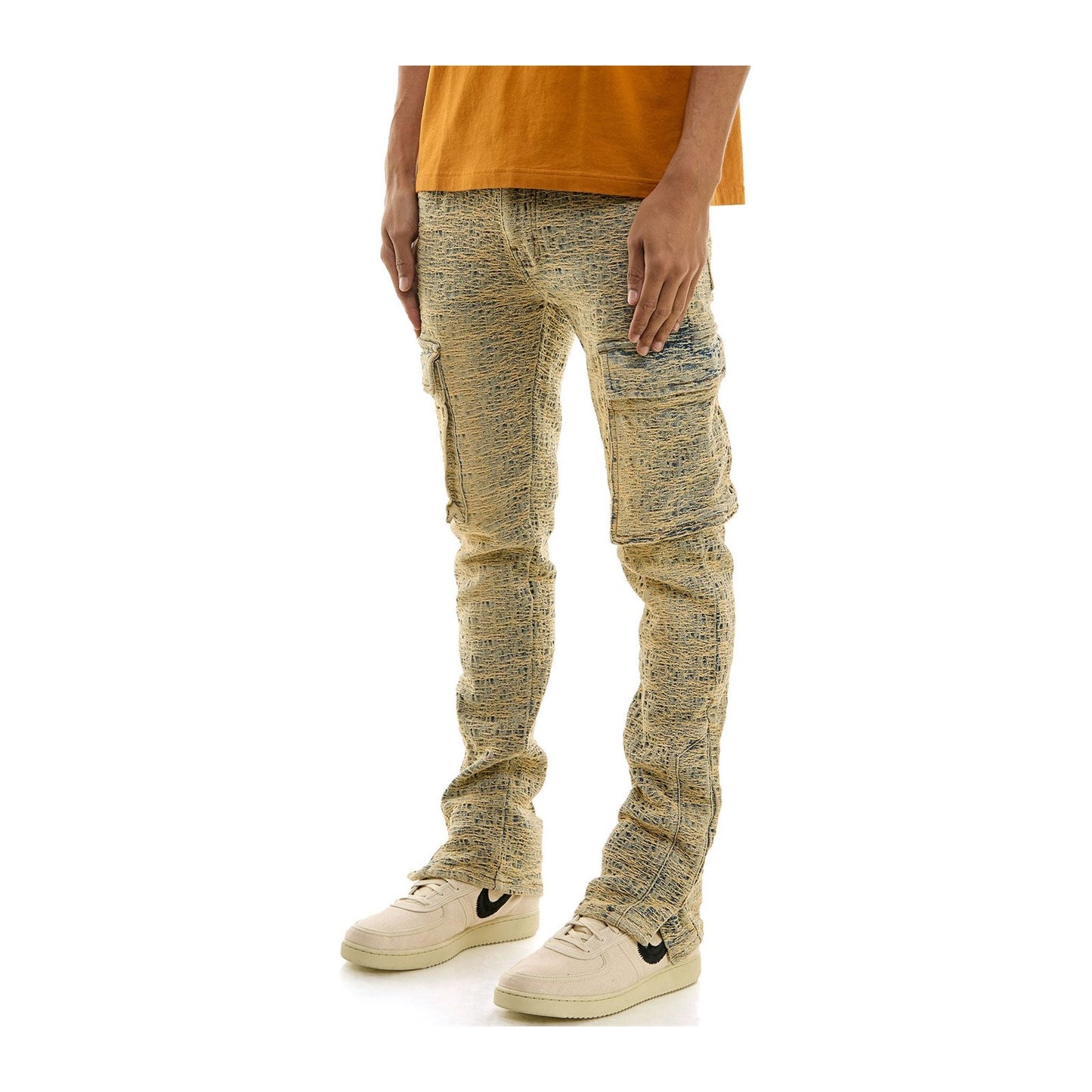 KDNK JQD2 Cargo Jean — Tinted Blue, view 2