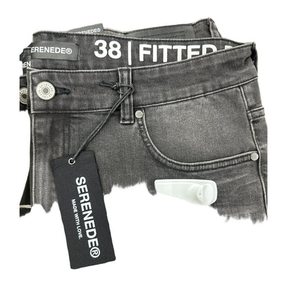 Serenede Fitted Jean — Washed Black, view 3