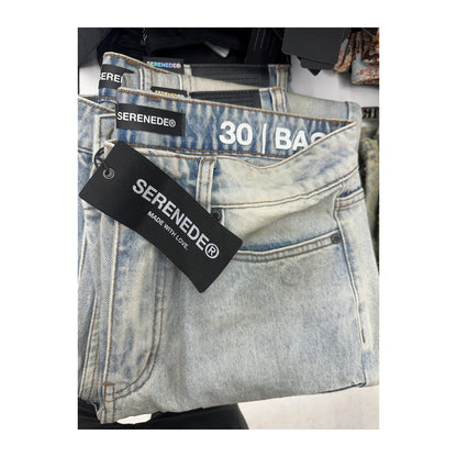 Serenede "Pacific" Baggy Jean — Seafoam Light Blue, view 3