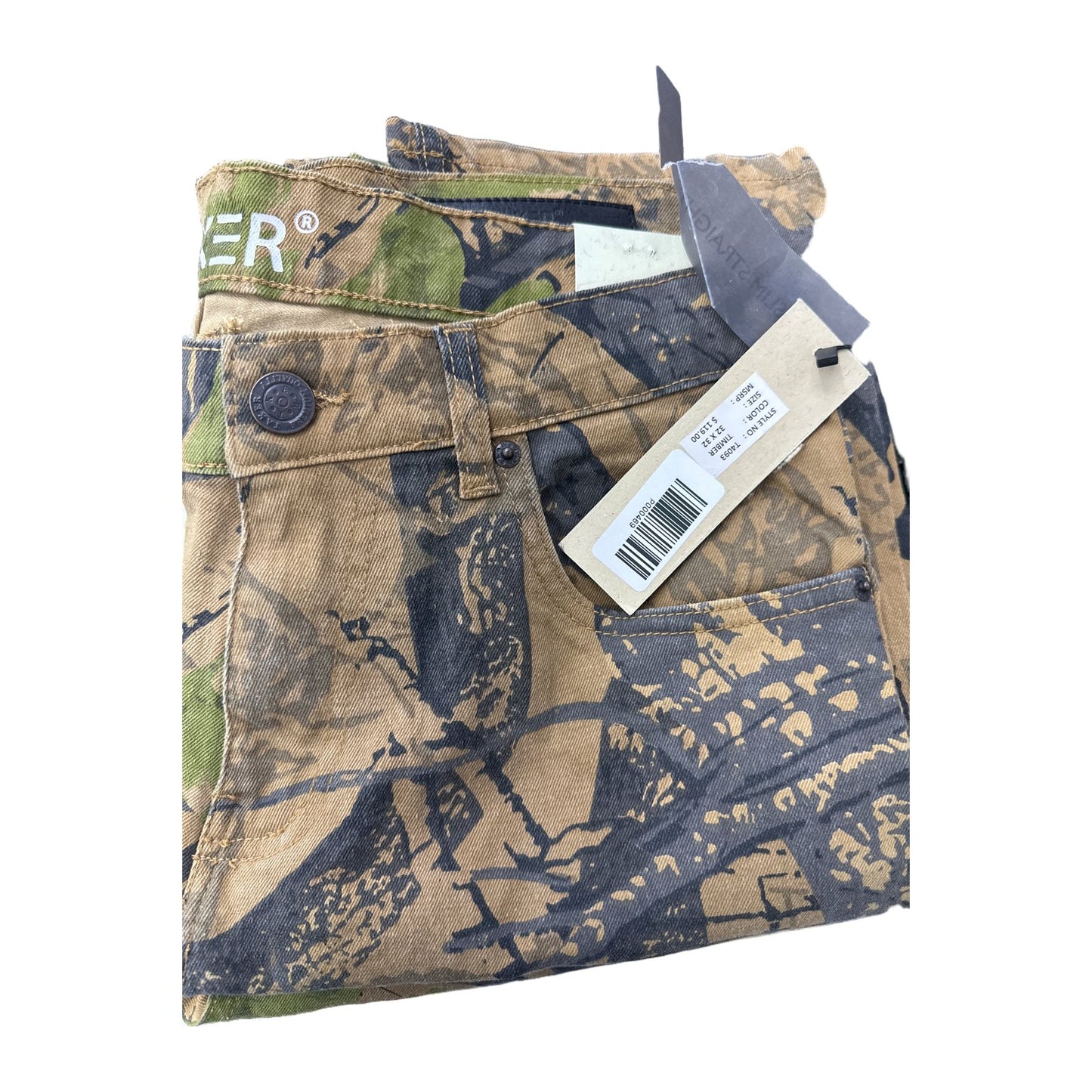 Taker "Timber" Camo Straight Denim, view 5