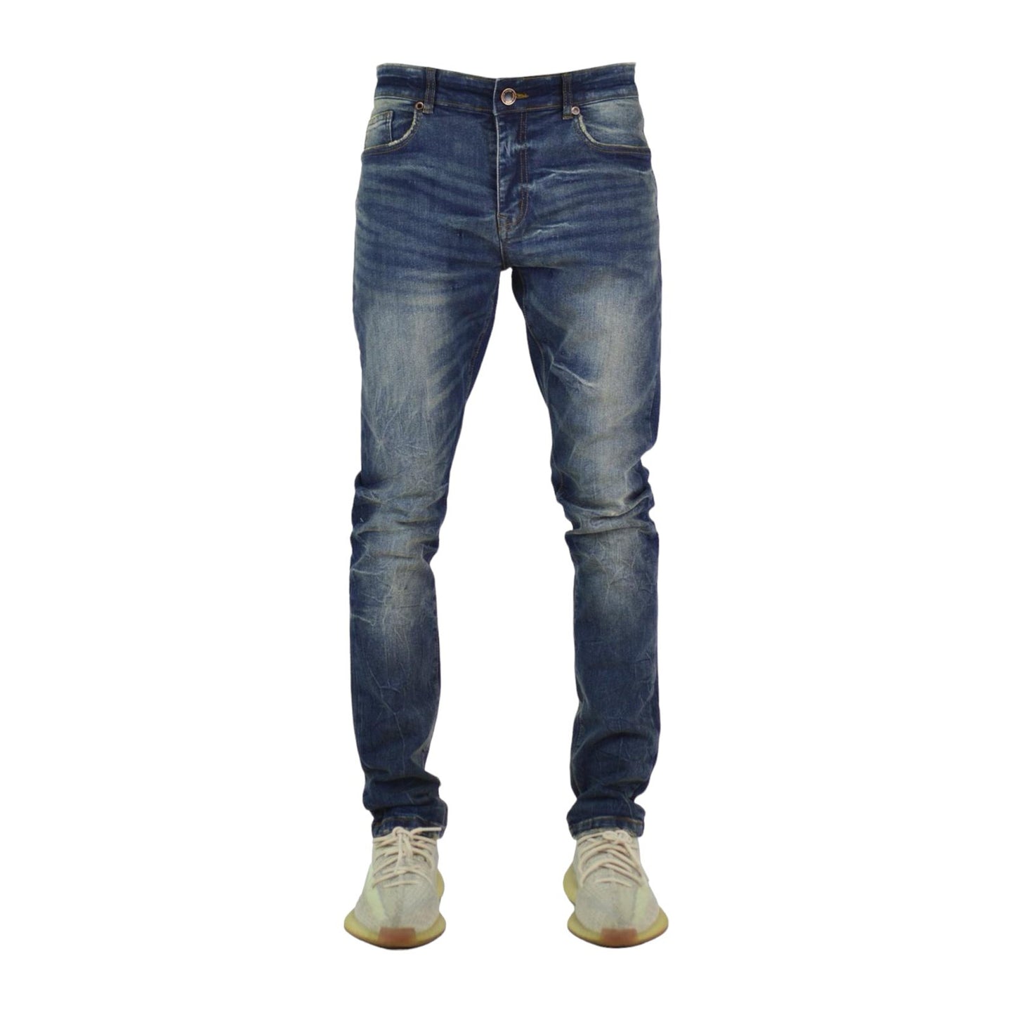 Focus 3423 Clean Skinny Denim — Vintage Blue