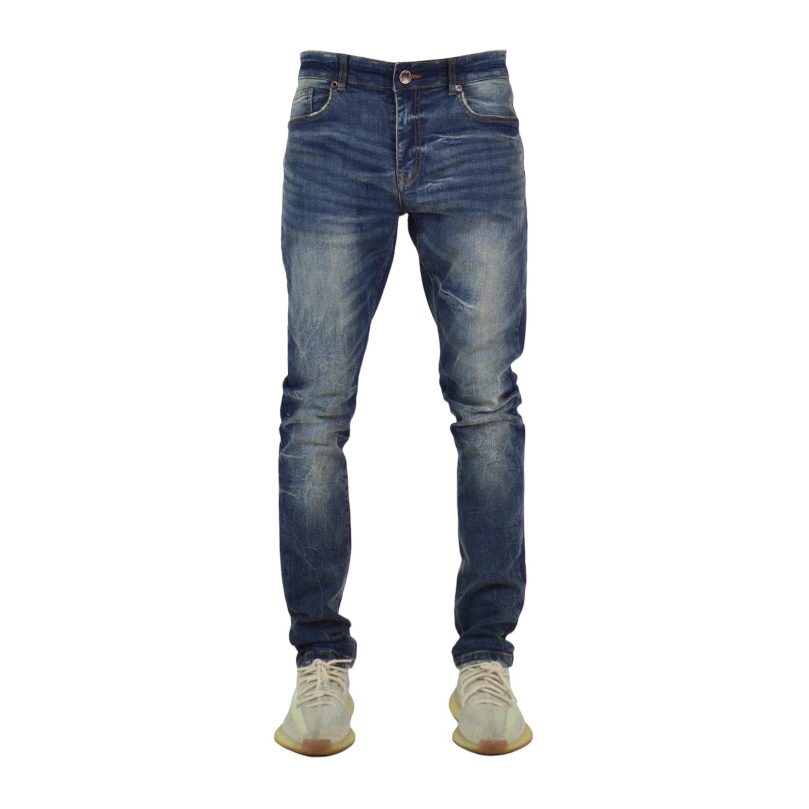 Focus 3423 Clean Skinny Denim — Vintage Blue