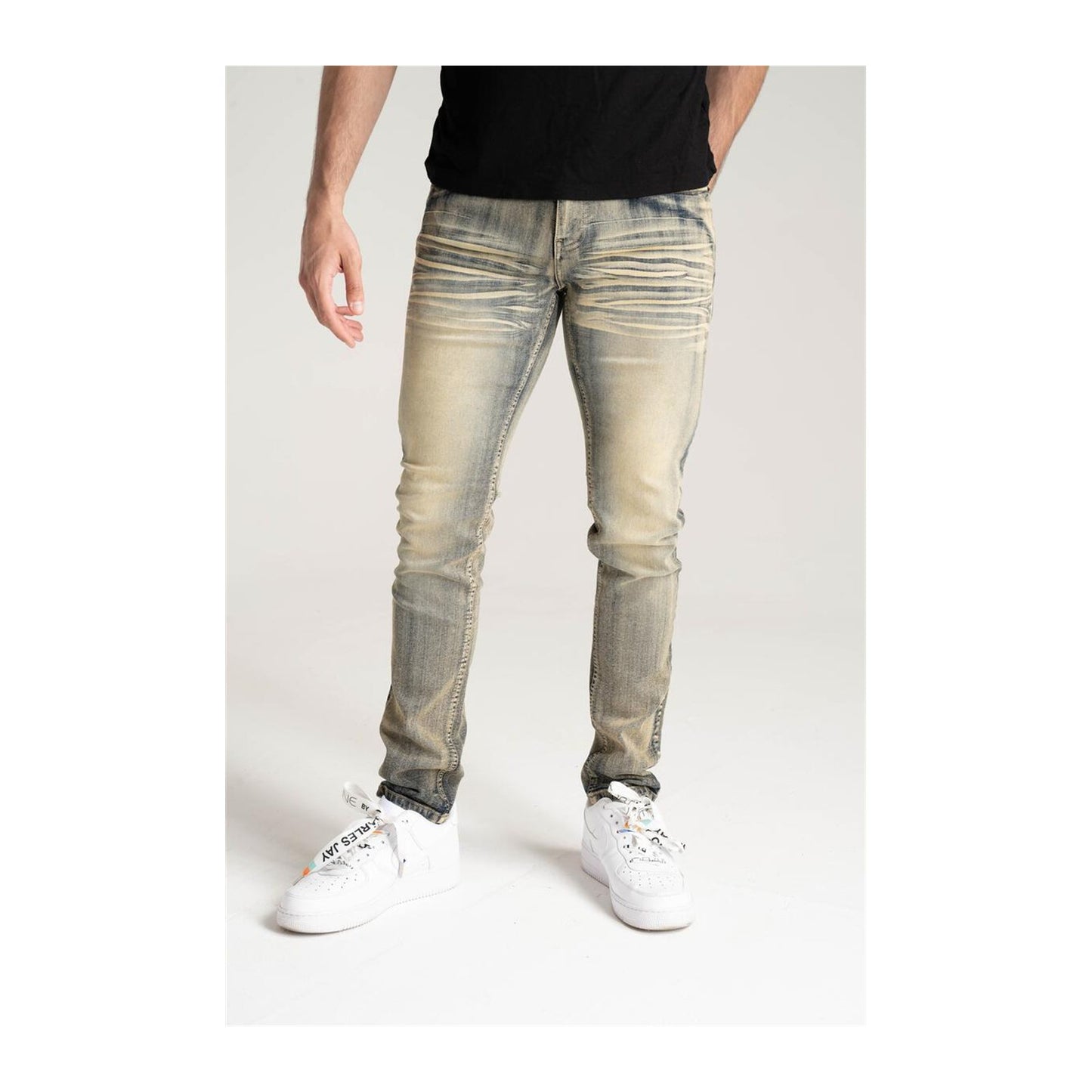 Spark Basic Stretch Denim — Dark Indigo
