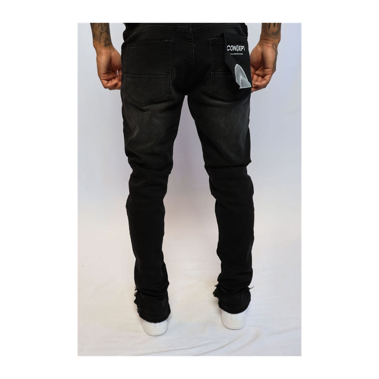 Concept LA "Summit" Jean — Black Wash, view 2