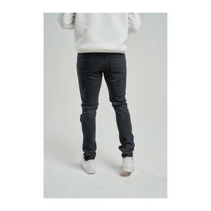 Spark Slim Fit Stretch Jean — Jet Black, view 6