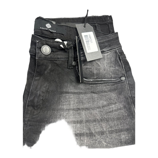 Focus 5251 Washed Denim — Black