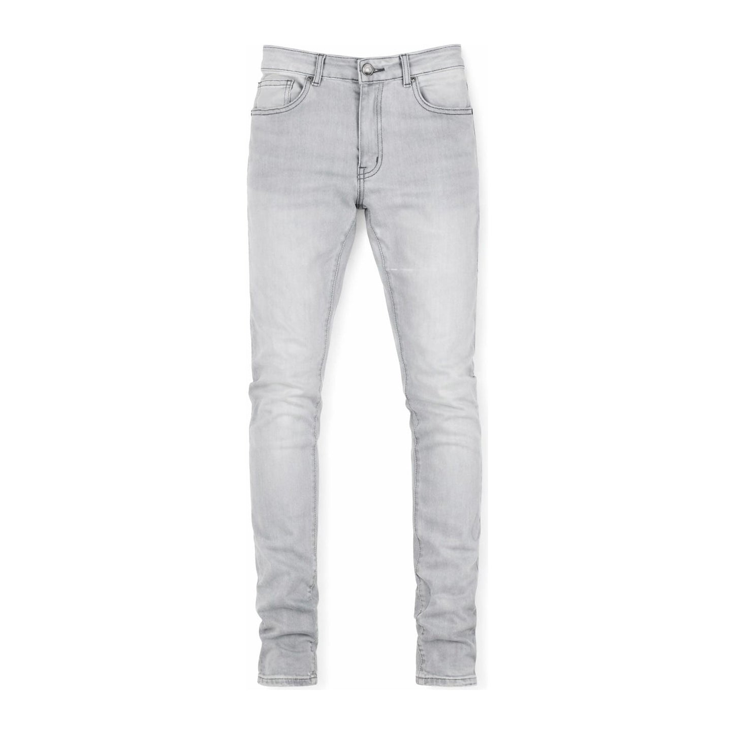 Focus 5244 Premium Clean Slim Denim — Light Grey