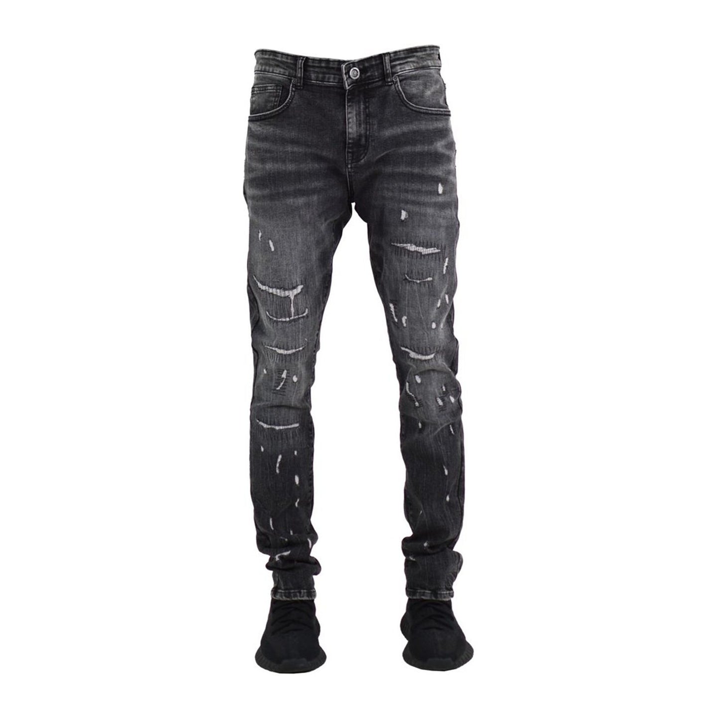 Focus 2418 Slim Taper Jean — Black Wash