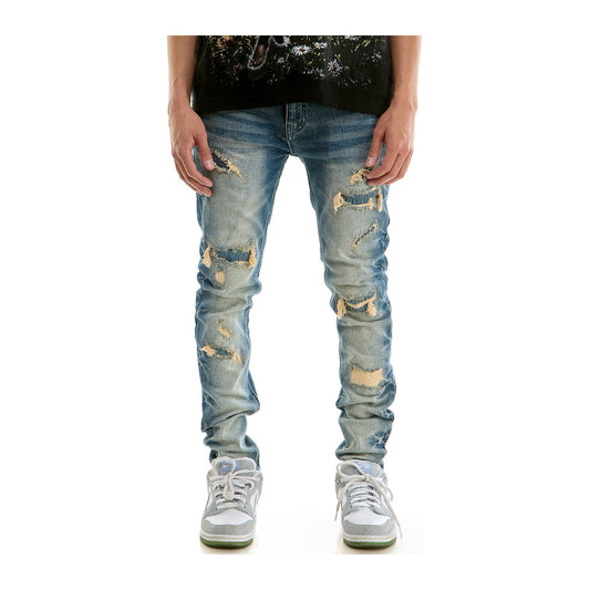 KDNK Drift Skinny Jean — Blue