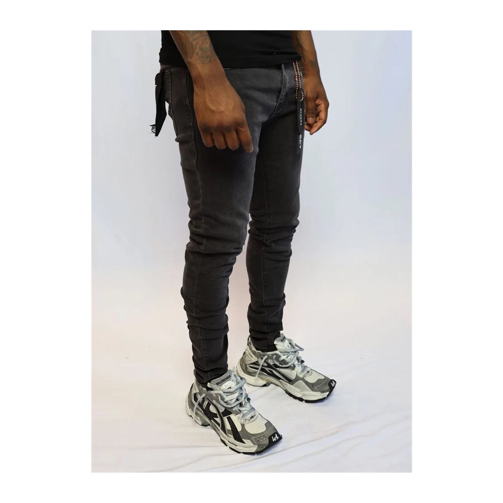 Concept "Colt" Jean — Black Wash, view 8