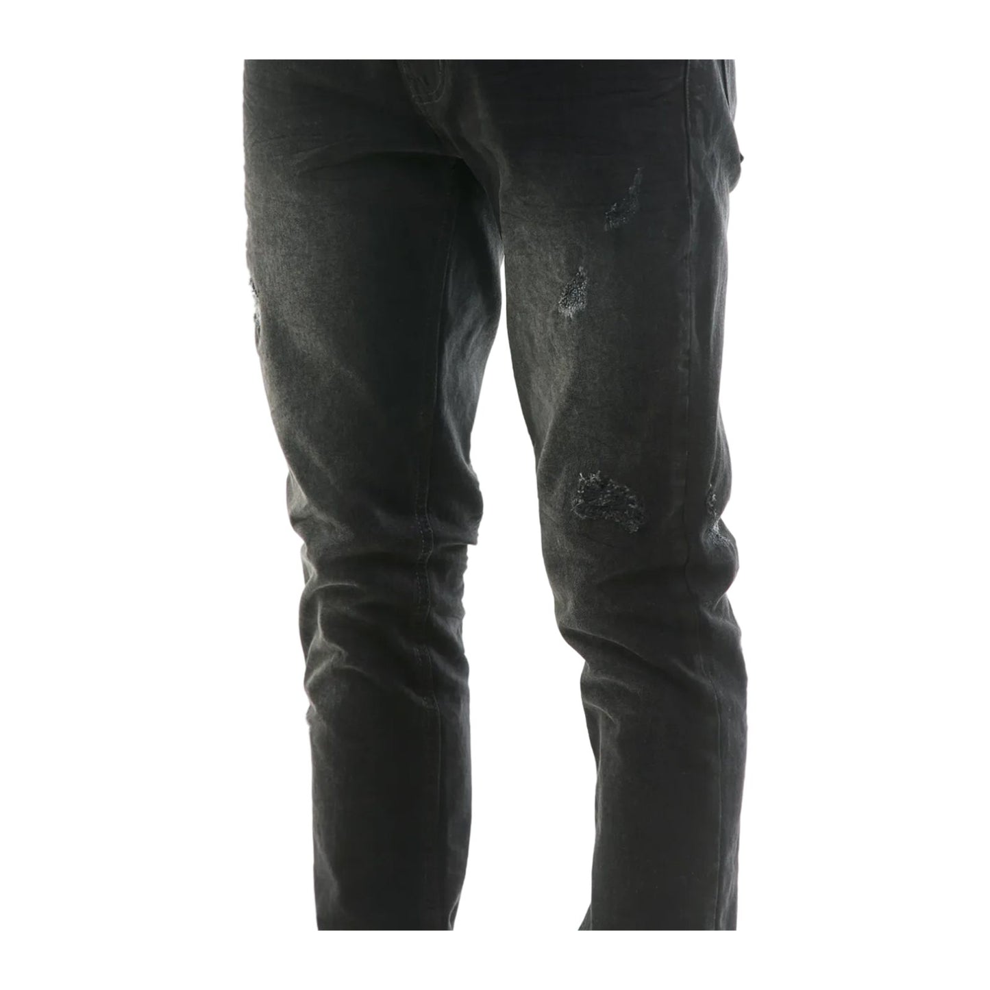 KDNK Rip & Repair Jean — Black, view 6