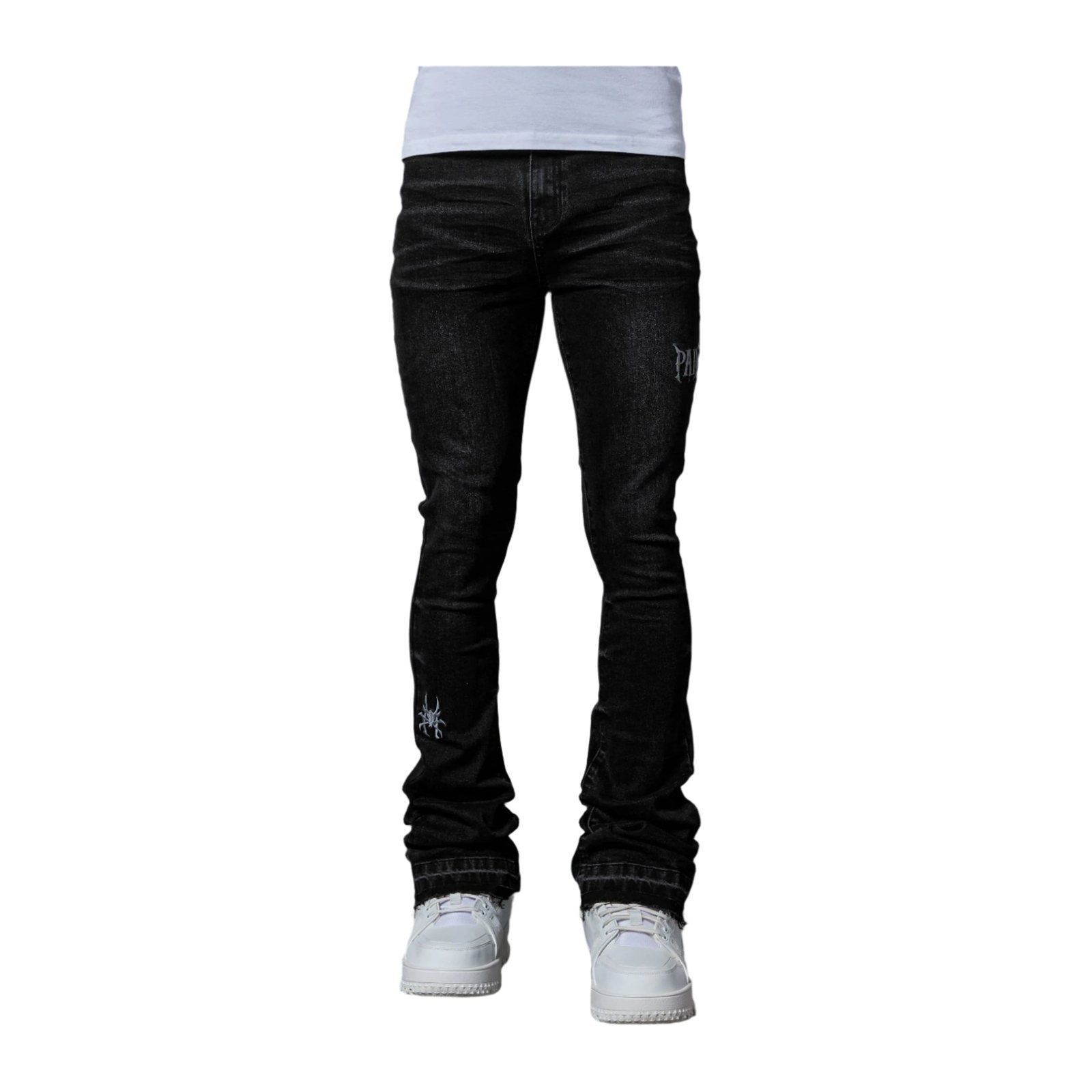 PAIN Stacked Denim — Washed Black