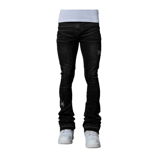 PAIN Stacked Denim — Washed Black